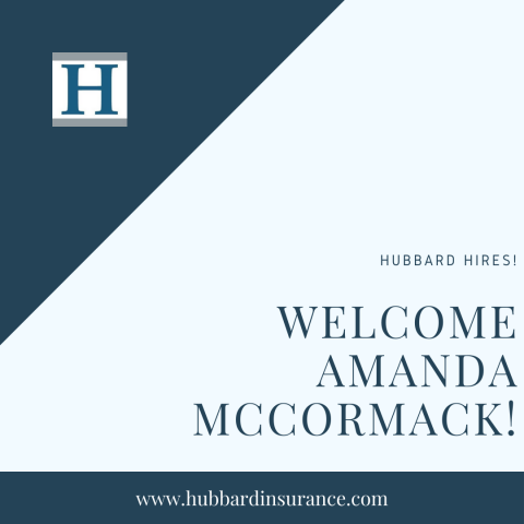 Hubbard Hires! Welcome Amanda McCormack