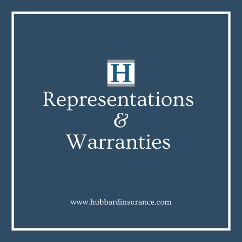 Representations & Warranties - 101